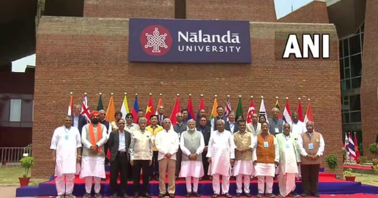 pn modi ingruated nalanda univeristy